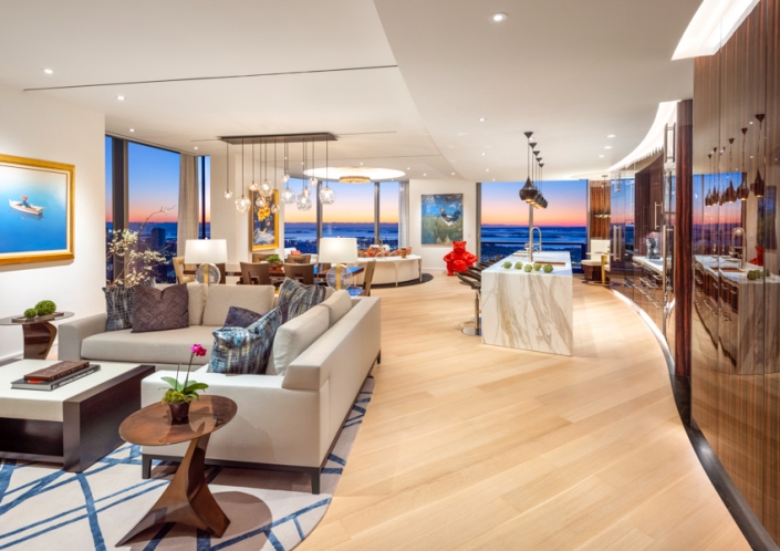 High-End Waterfront Penthouse Suites